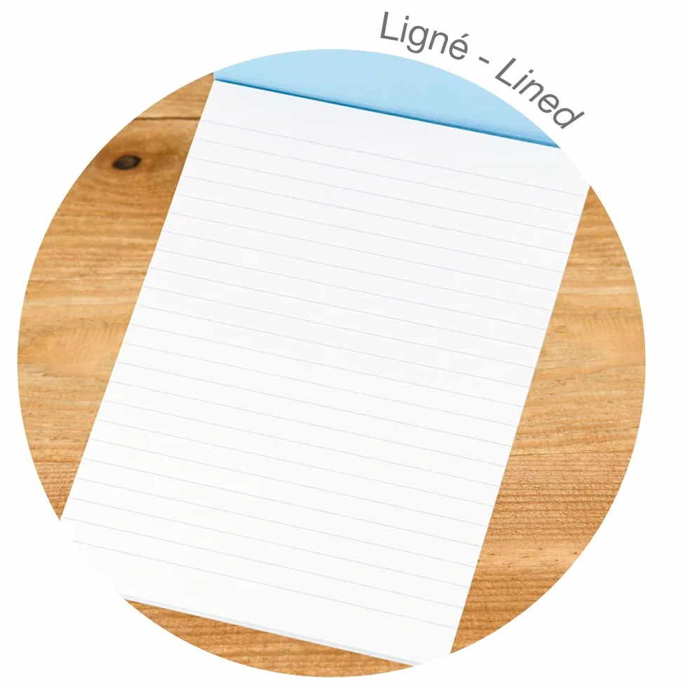 Clairefontaine 6124C – Blok korespondencyjny Triomphe 50 arkuszy w linie białych A5-14,8x21cm – 90g/m²