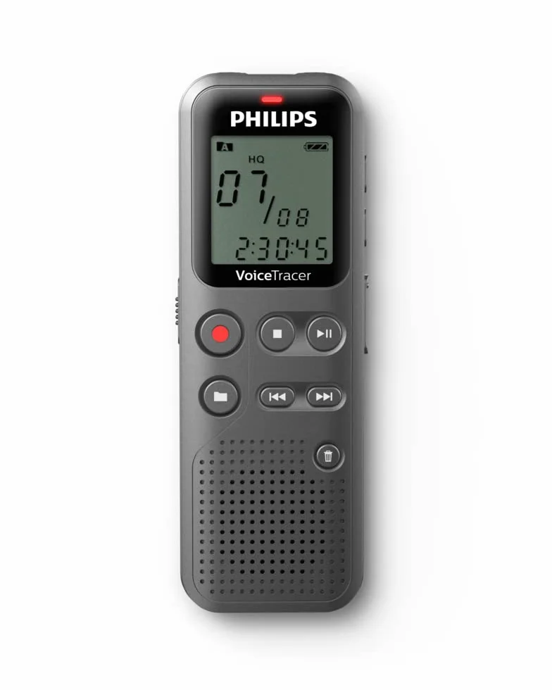 Philips Voicetracer DVT1120/00 Rejestrator Audio 8 GB Szary