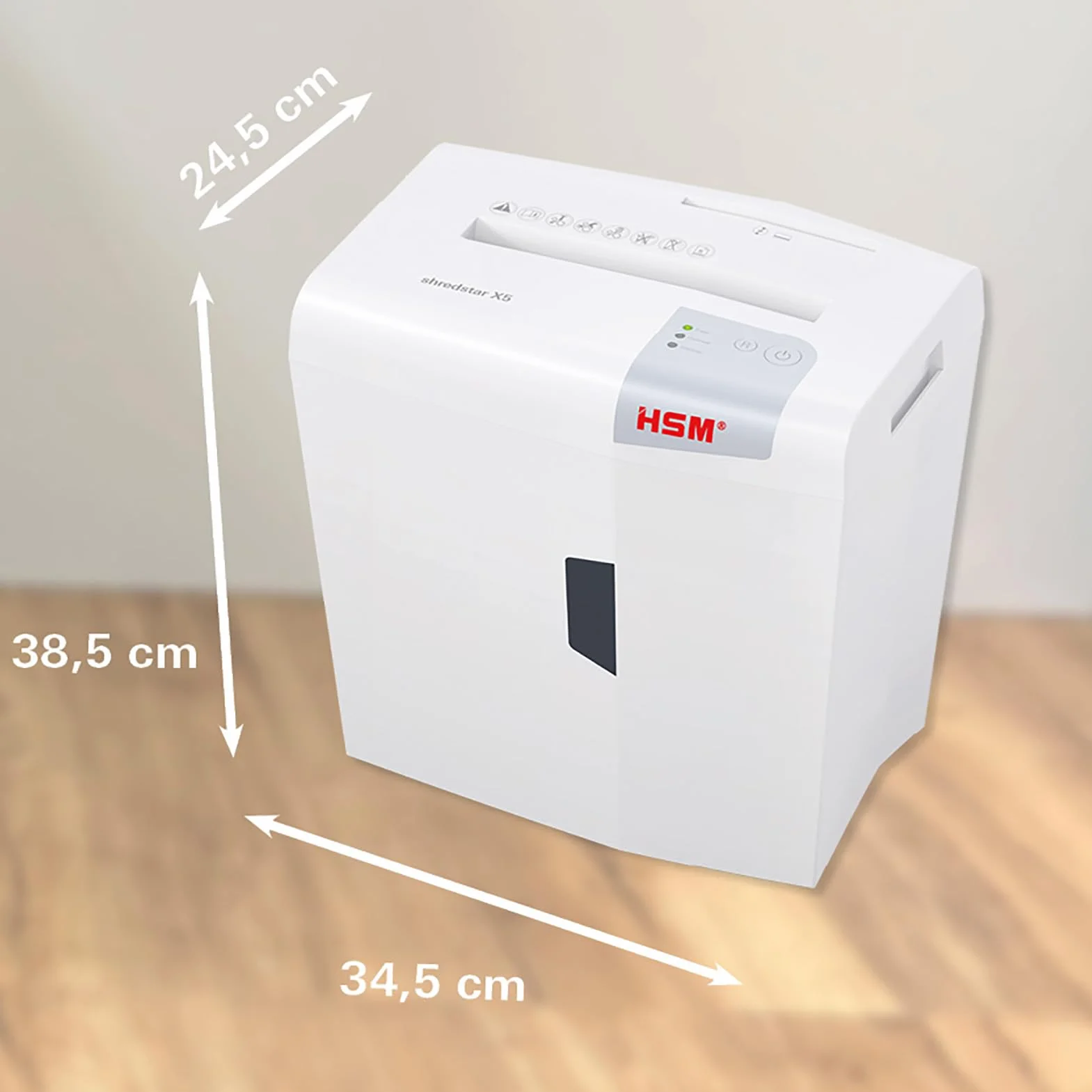 HSM Shredstar X5 niszczarka dokumentów P-4, 5 arkuszy, cięcie cząstek