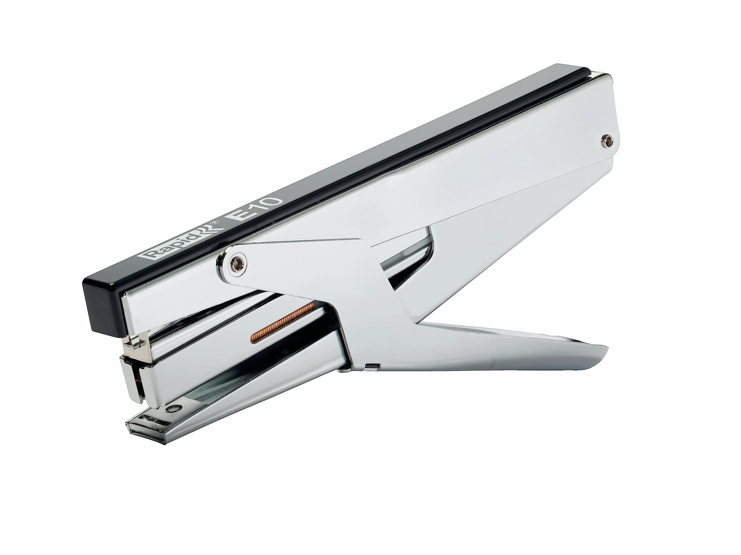 Rapid 21310400 zszywacz E10, tworzywo sztuczne/metal, 10 arkuszy, chrom