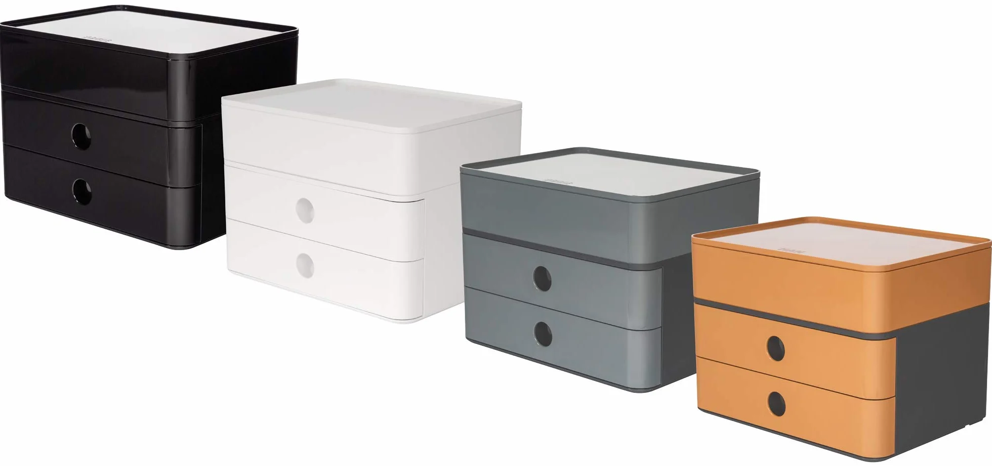 Han 1100-12 1100-12 Skrzynka z Szufladami, Biały (Snow White), SMART-BOX PLUS