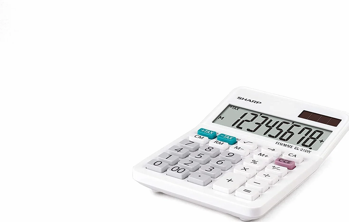 Sharp Kalkulator biurkowy LCD, biały