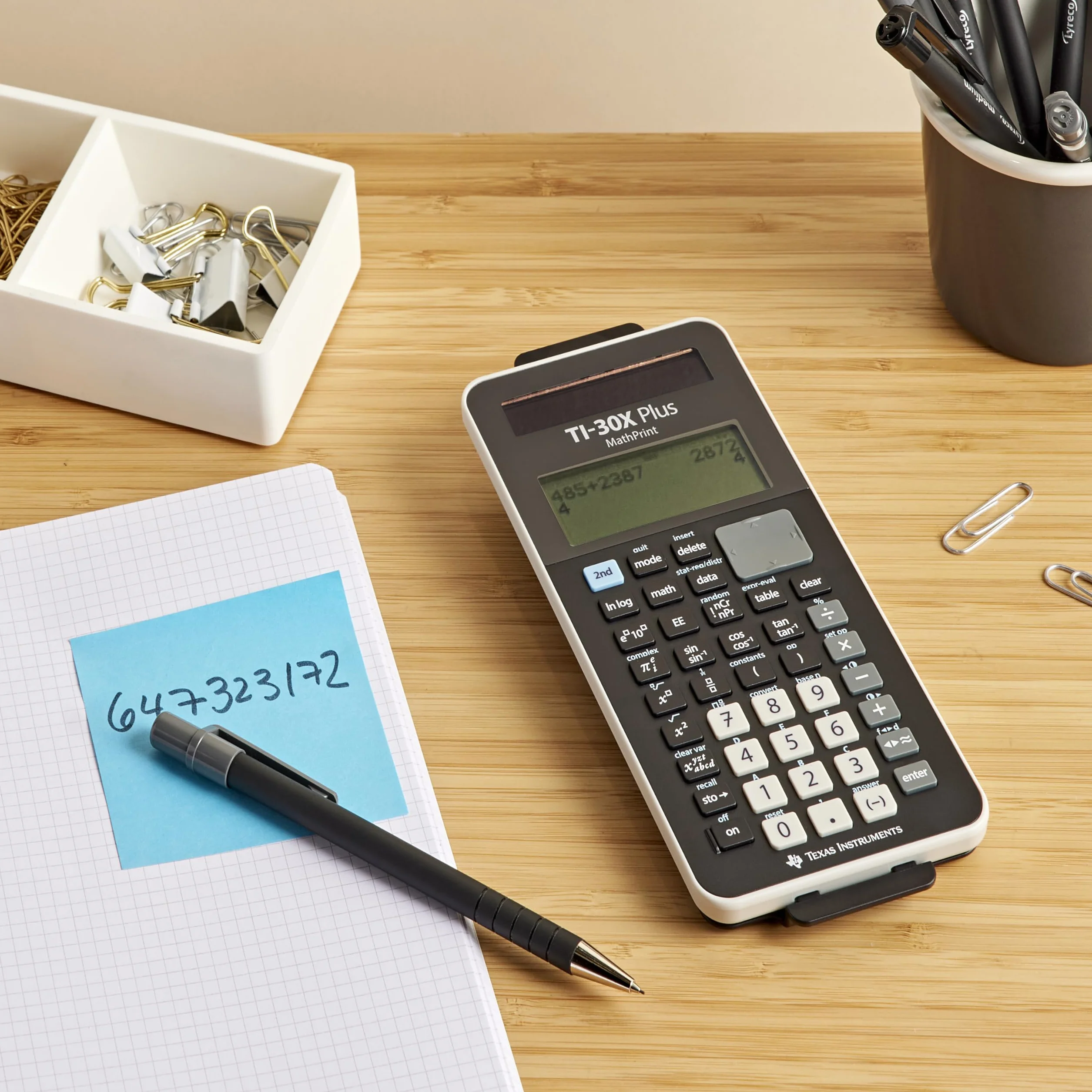 Texas Instruments TI-30XPLMP Kalkulator Naukowy, Czarny