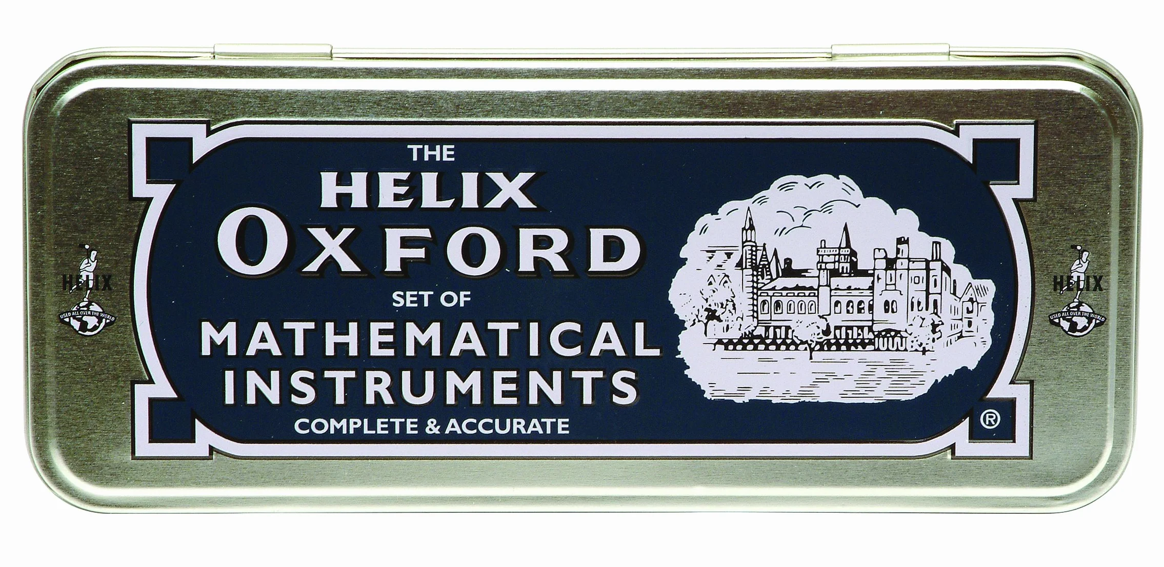 Oxford Helix zestaw do matematyki z puszką do przechowywania