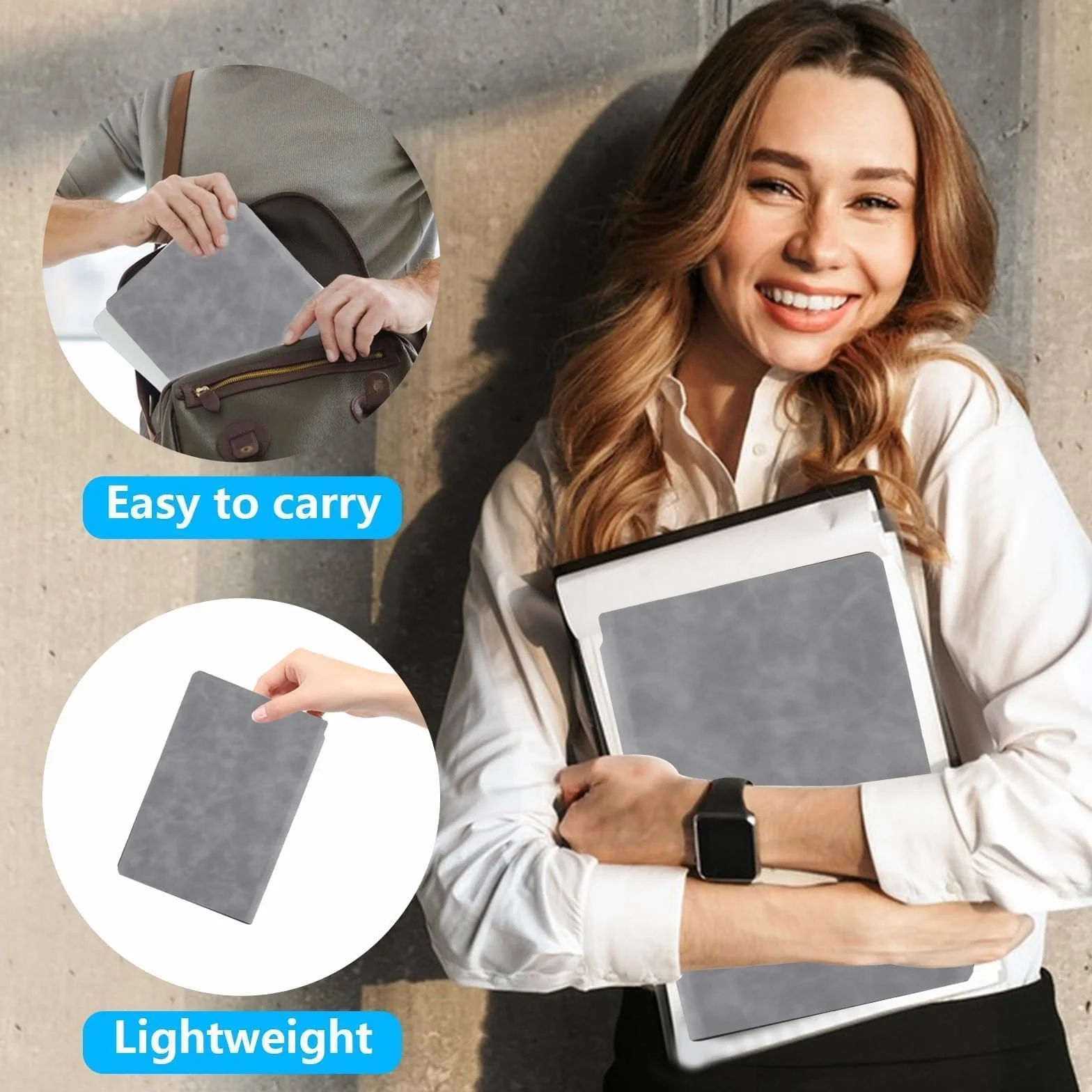 Mini Whiteboard A5, A5 Whiteboard Notatnik Notatnik, Małe Przenośne Zmywalne Tablica Biała dla Biura Szkoły Domu Biurko Listy, z Piskami i Gumką do Lamania