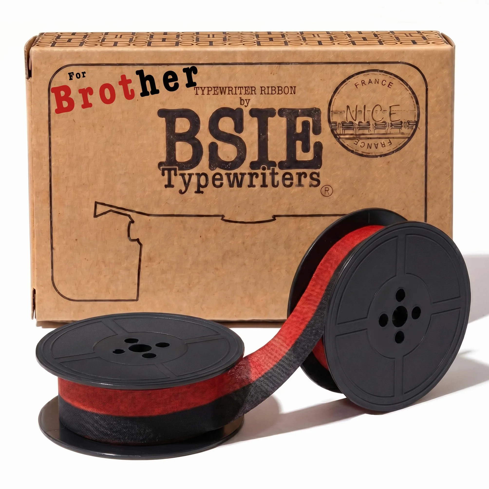 BRATER MASZYNA DO PISANIA - BSIE TYPEWRITERS (czarny i czerwony)