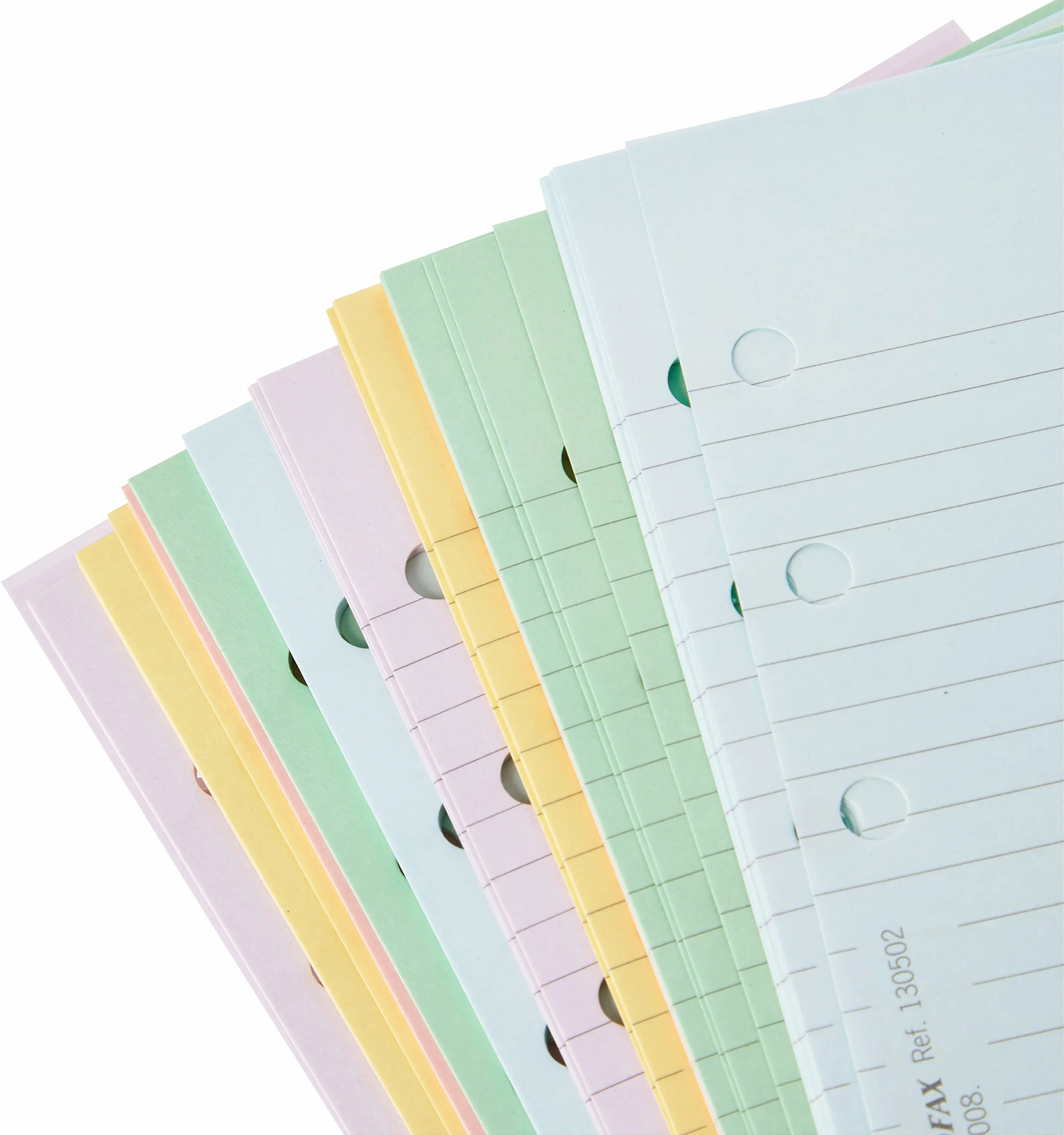 Filofax osobisty, różne kolorowe notatki, zwykły i w linie, wartościowy pakiet