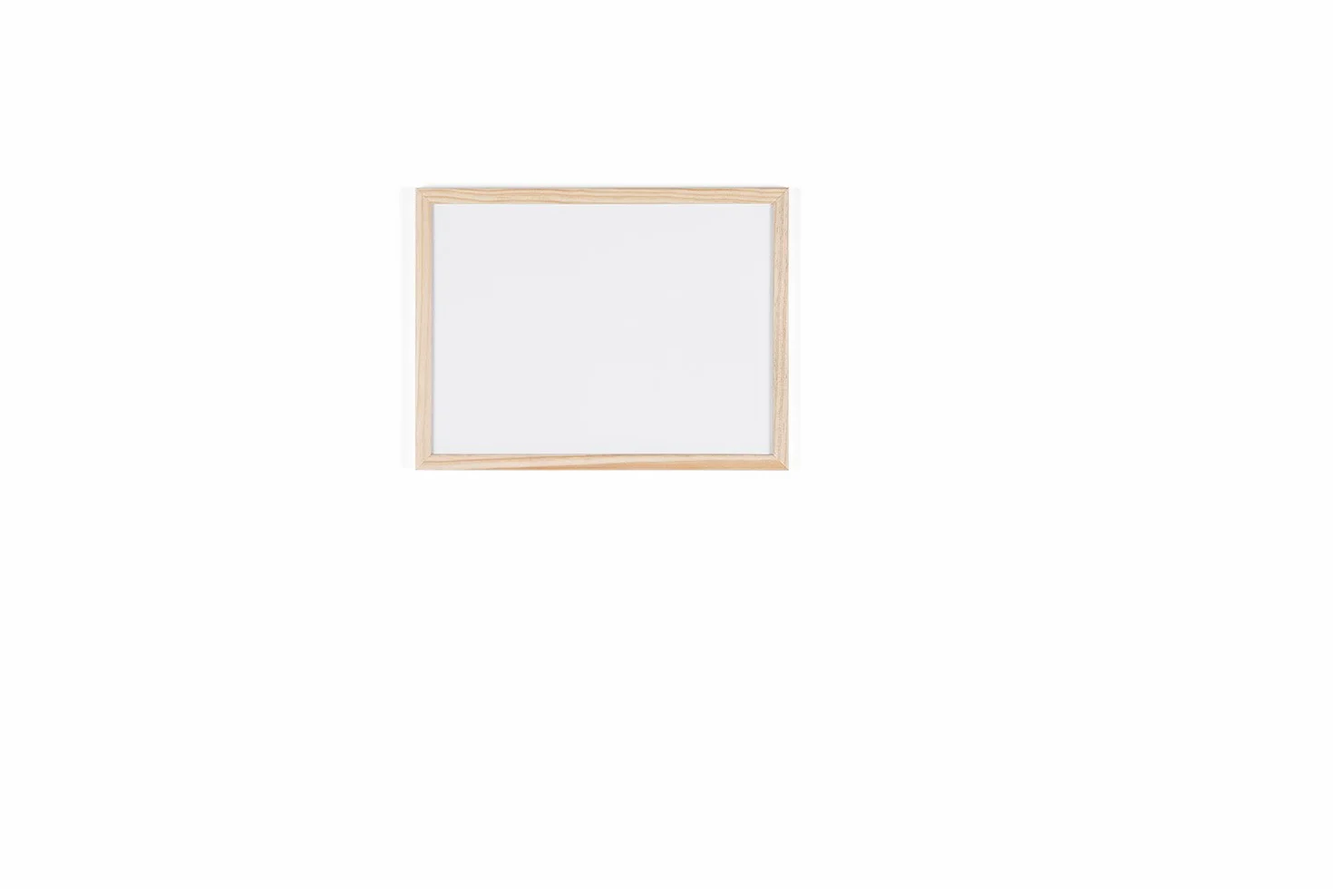 Bi-Office Budget tablica suchościeralna z drewnianą ramą, do wycierania na sucho, 5 rozmiarów do wyboru, 40 x 30 cm