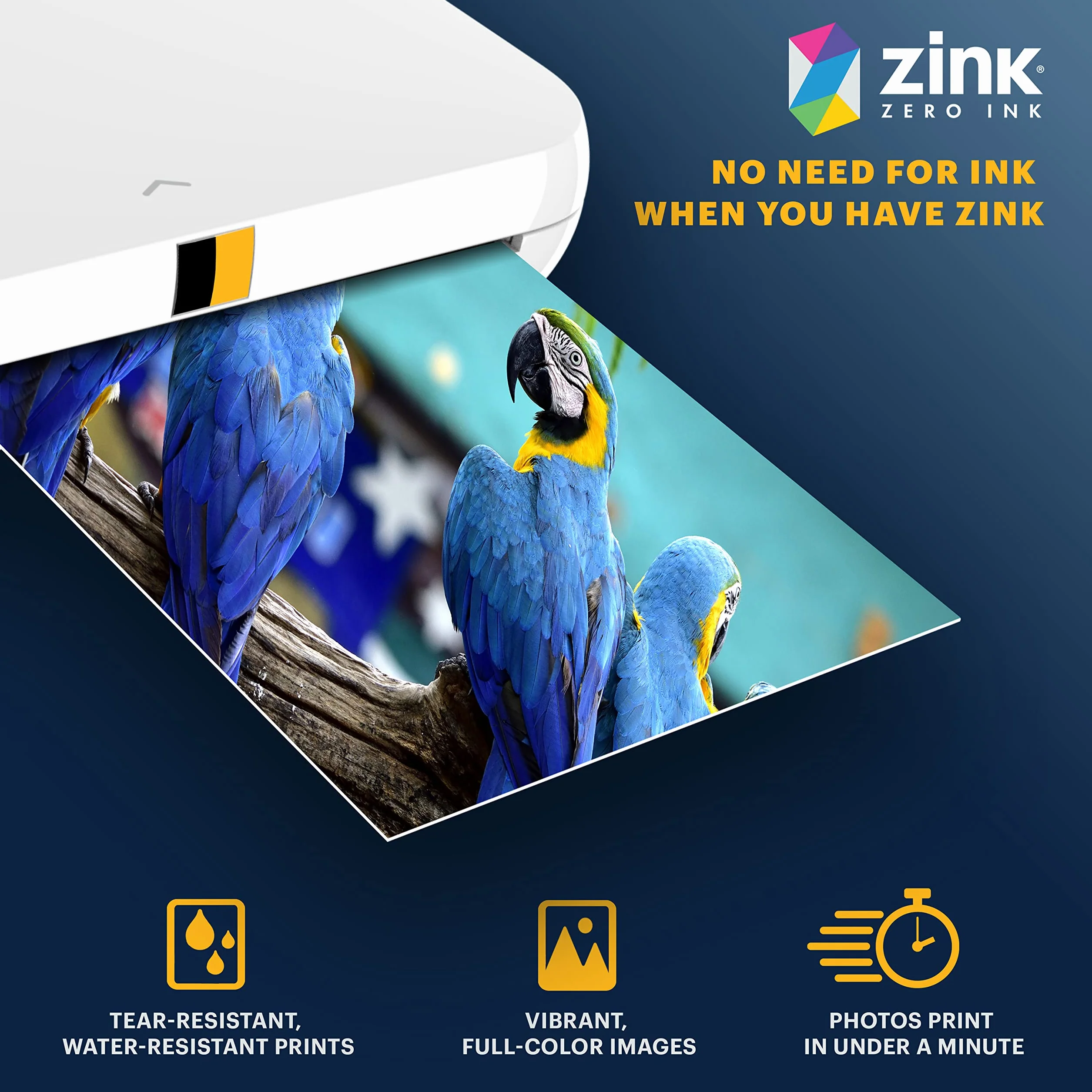 KODAK Papier fotograficzny premium z cynkiem 5 x 7,6 cm 100 arkuszy biały