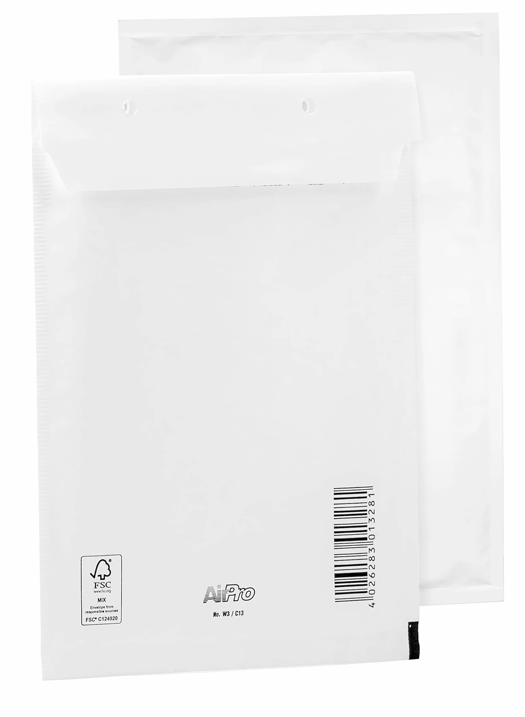 Koperta bąbelkowa Bantex biała karton 100 sztuk rozmiar C3 (225 x 170 mm)