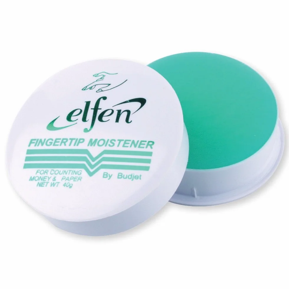 Elfen Odorless Non-Slip Counting Money Paper Acid Free 40 g. Nacisk palców Moistener by Elfen
