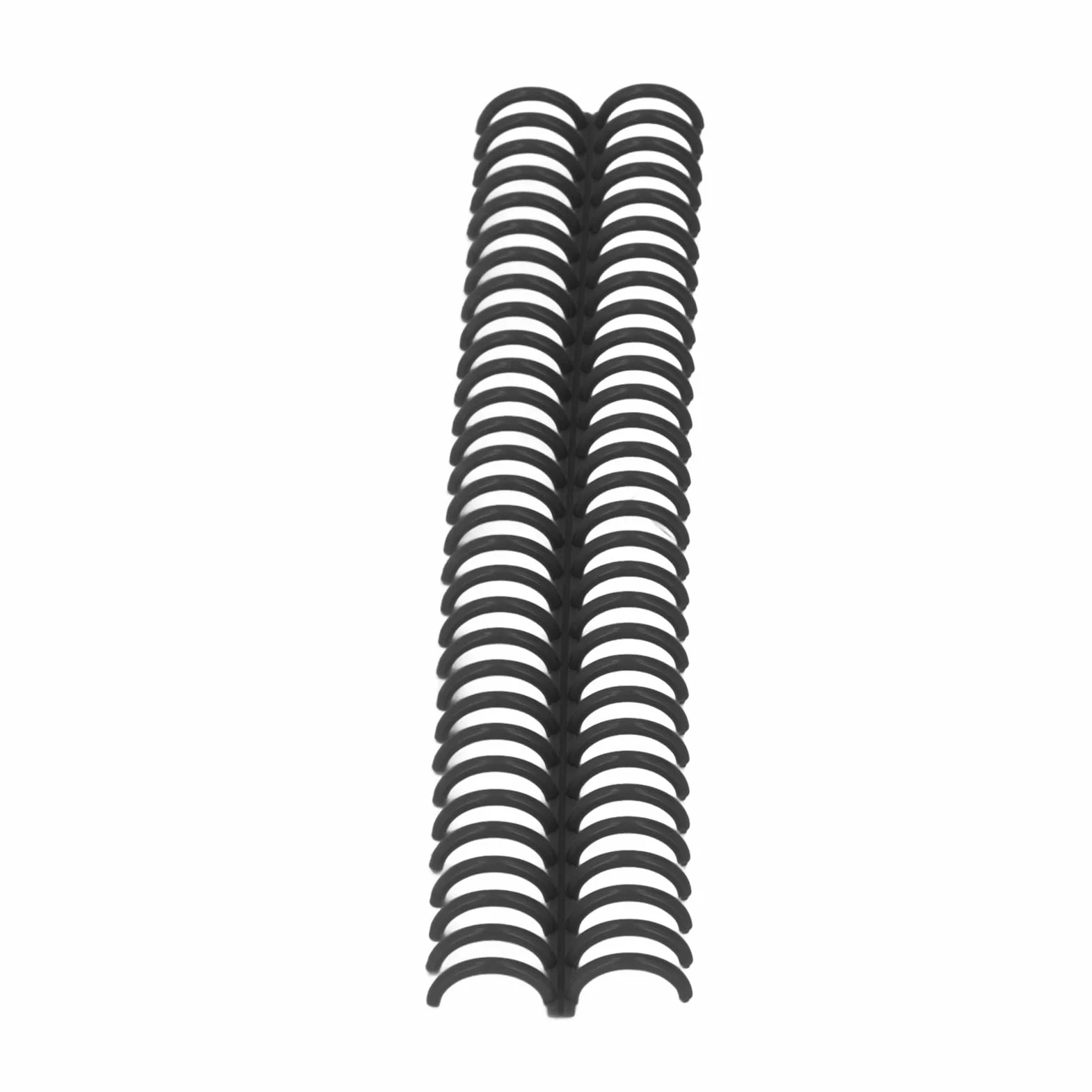 Plastikowe Spiralne Cewki Wiążące, 10 Sztuk 0.9 Cali 22mm średnica Wewnętrzna 30 Otworów Spirale Wiążące Do Notebooka A4 A5, Grzebienie Do Wiązania Książek(Czarny)