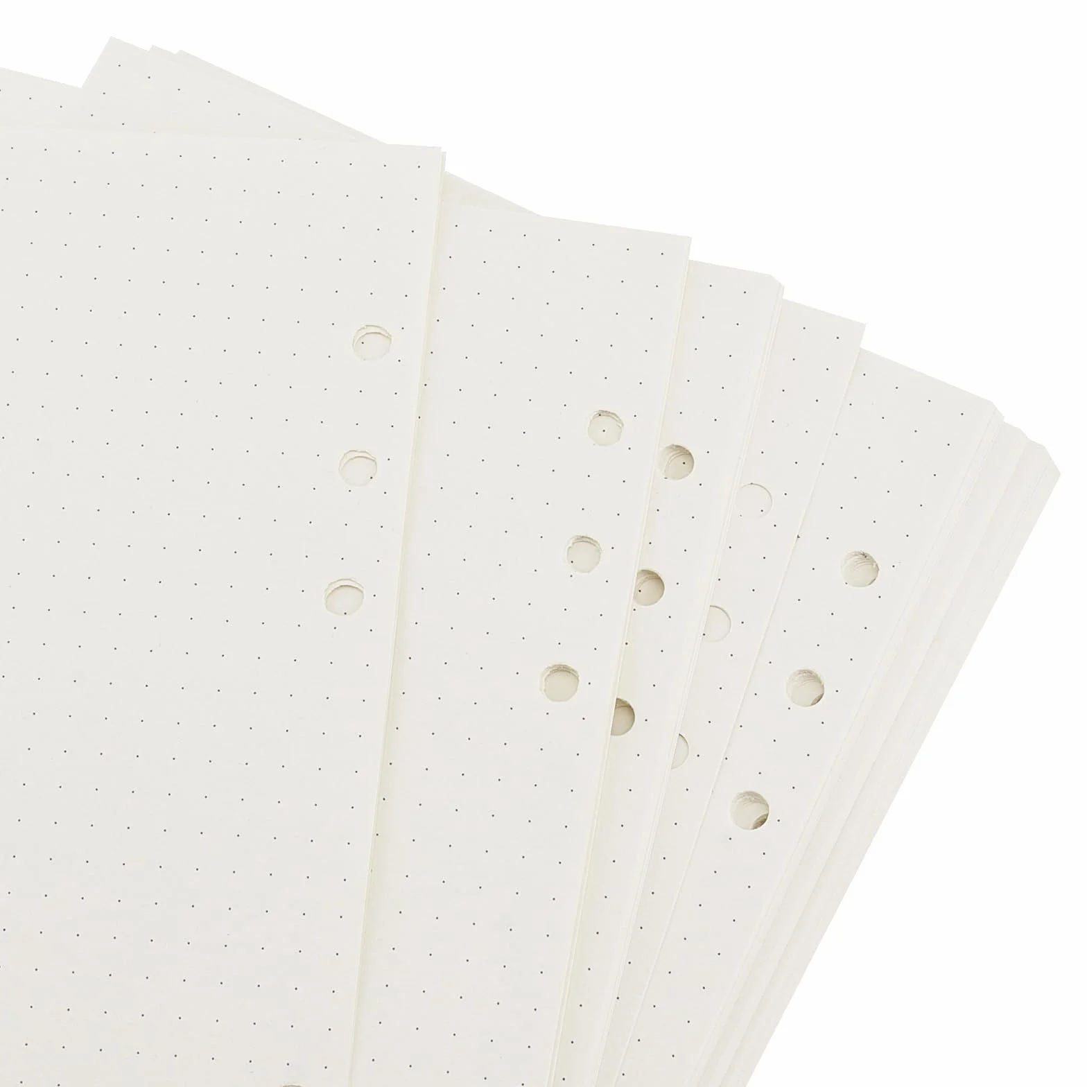 Papier uzupełniający A5 w kropki 450 arkuszy segregator 6 otworów