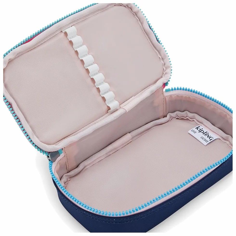 Kipling 50 Pens Średni Długopis, Woreczki, Etui, True Block (Niebieski)