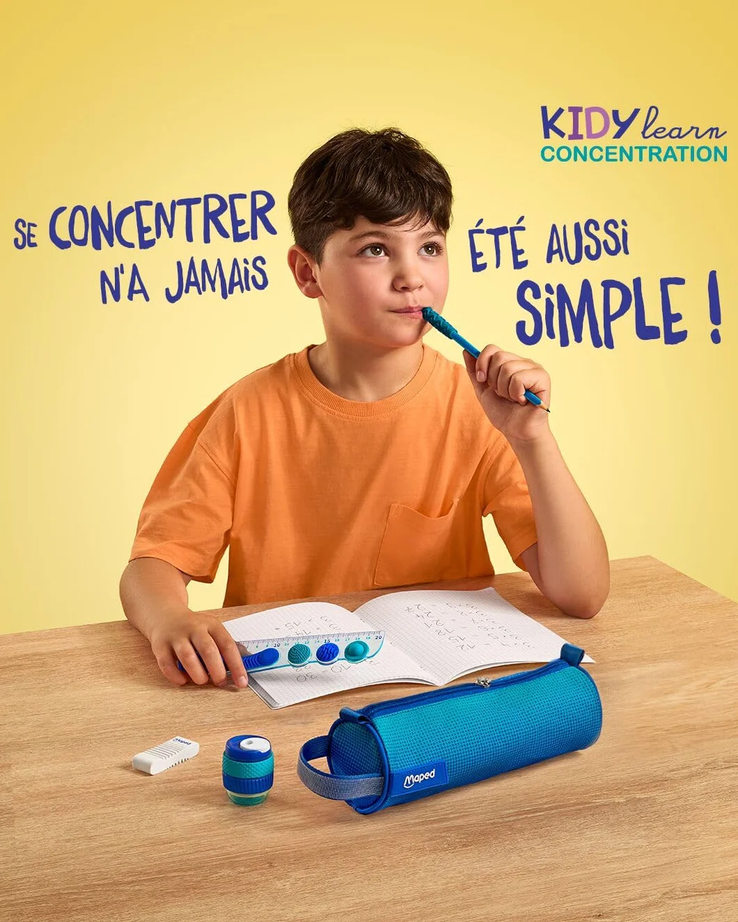 Maped Piórnik Kidy Learn Concentration 22,5cm x 7,5cm