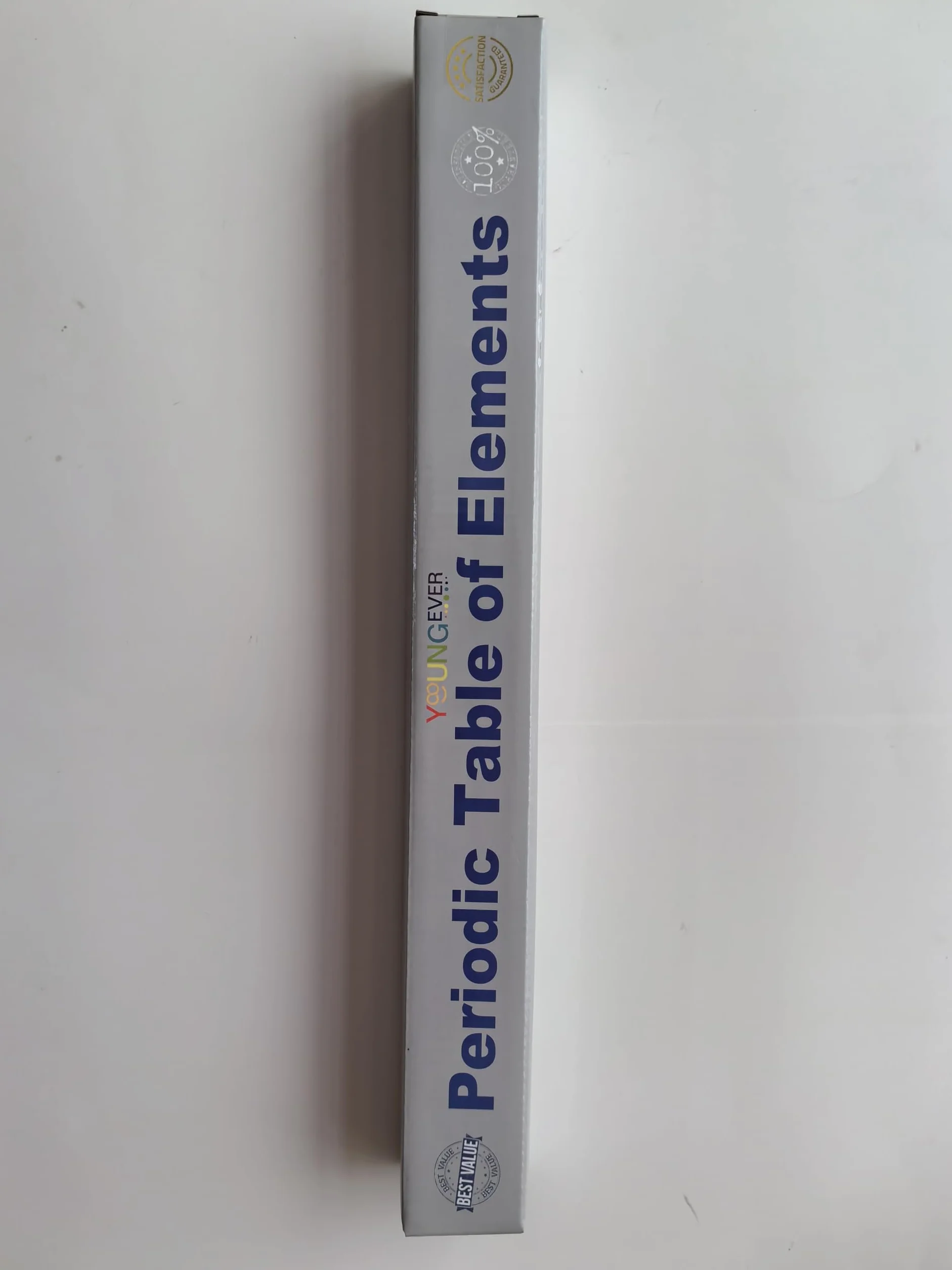 Youngever Układ okresowy laminowane plakaty edukacyjne dla małych dzieci, plakaty dydaktyczne, plakaty w klasie (60 cm x 45 cm)