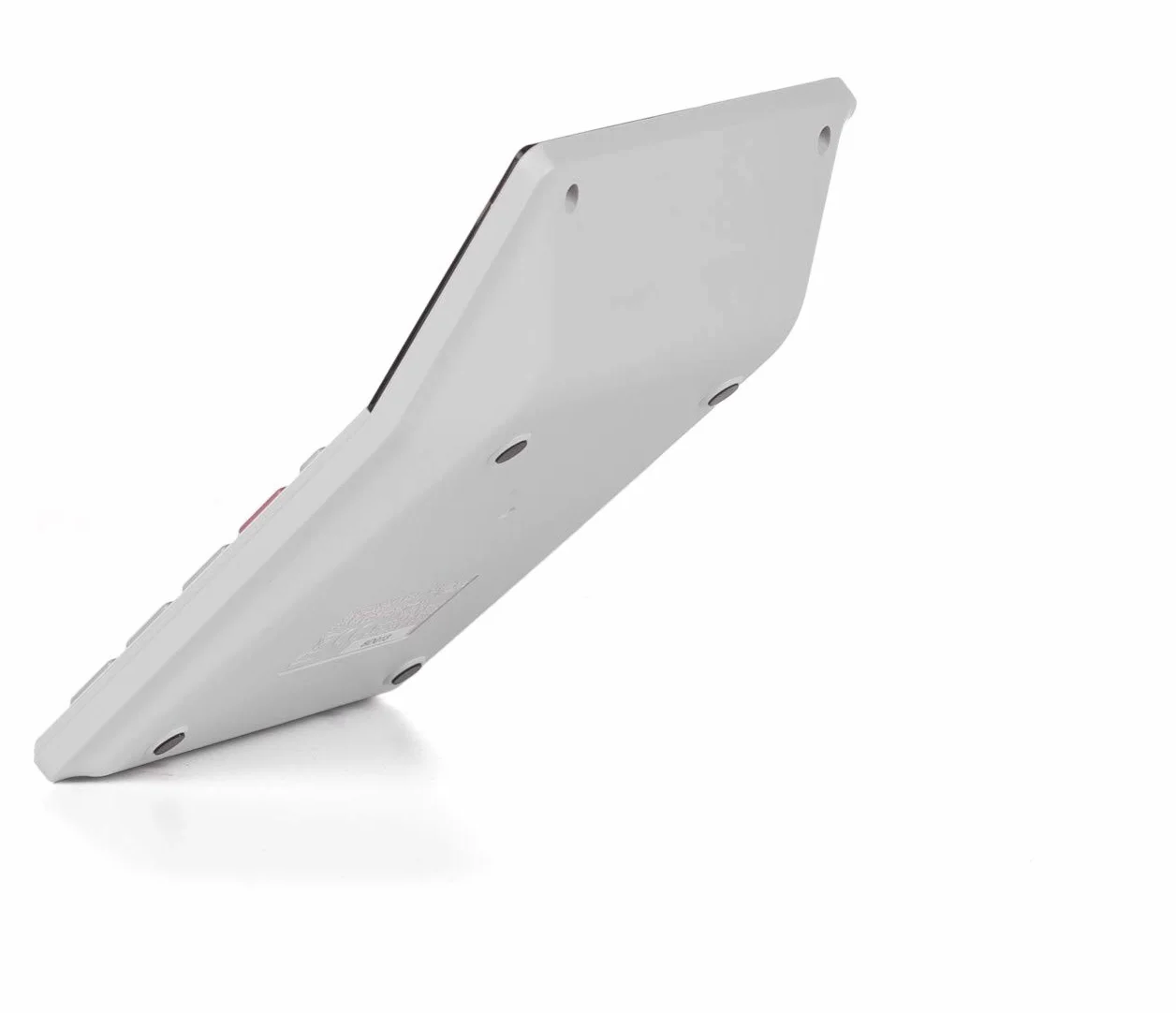 SHARP EL-M711 G kalkulator stołowy (10 cyfr, przelicznik walut, zasilany energią słoneczną i baterią) jasnoszary