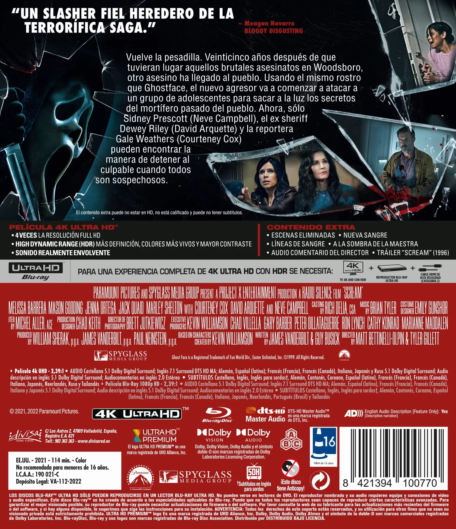 Scream 4K UHD + Blu-ray