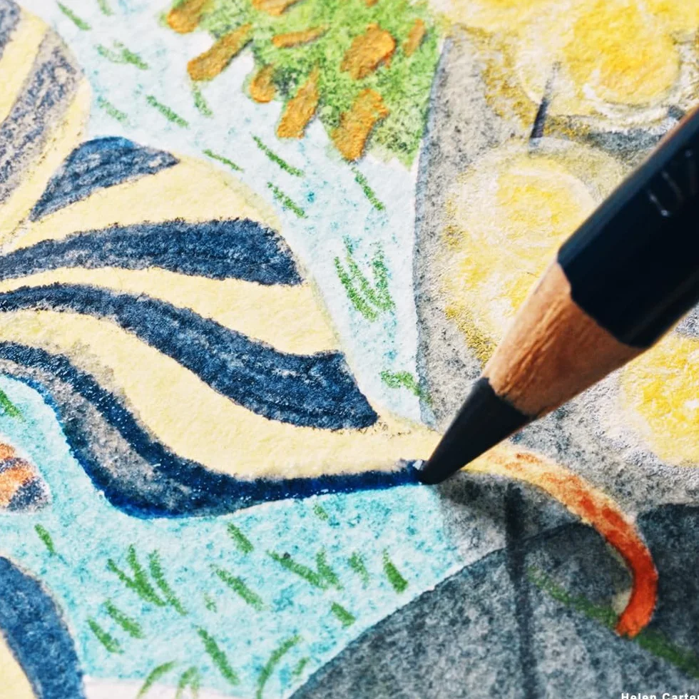 Derwent Inktense Zestaw 72 Trwałych Wodorozpuszczalnych Kredek Rdzeń 4 mm Metalowe Pudełko