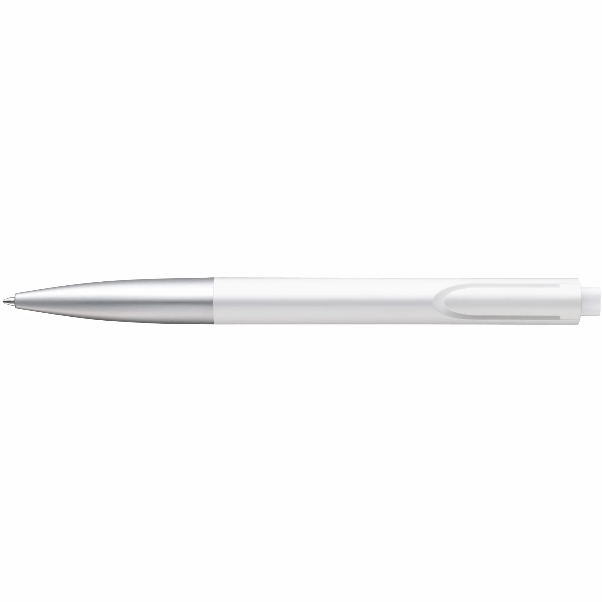 LAMY noto długopis 283 biało-srebrny mechanizm naciskowy wkład o dużej pojemności linia M