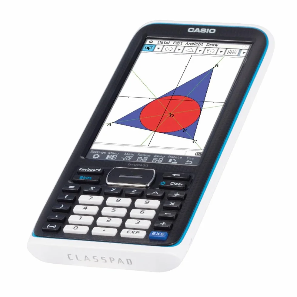 Casio Fx-Cp400 Kalkulator, Czarny, ‎20,6 x 8,9 x 2,1 cm