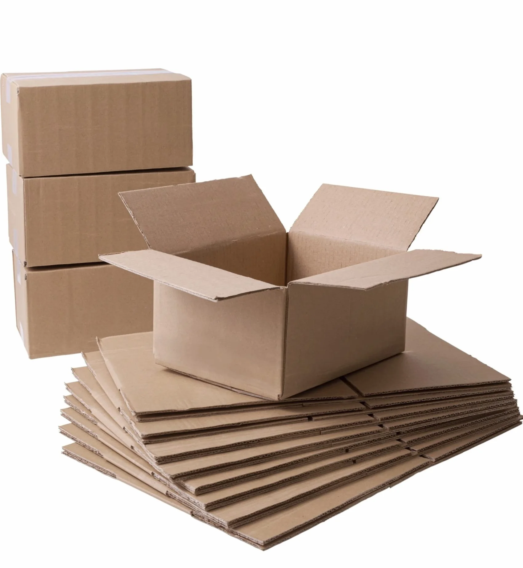 IPEA Pudełka kartonowe 25 x 18 x 12 cm do wysyłki, e-commerce, na prezenty - 10 sztuk - Made in Italy - Prostokątne uniwersalne do pakowania przedmiotów, imprez, imprez - opakowanie