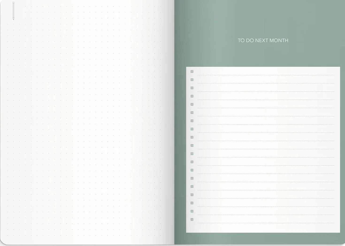 Burde Week Planner undated blue: Terminplaner Undatiert