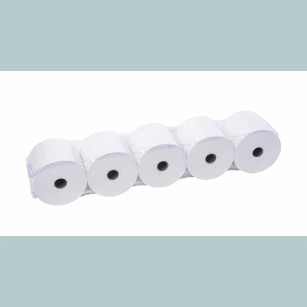 Genie Zapasowe rolki do drukowania kalkulatorów i maszyn kasowych 57 x 12 mm / 40 stóp liniowych na minutę / 100% bezdrzewne/białe