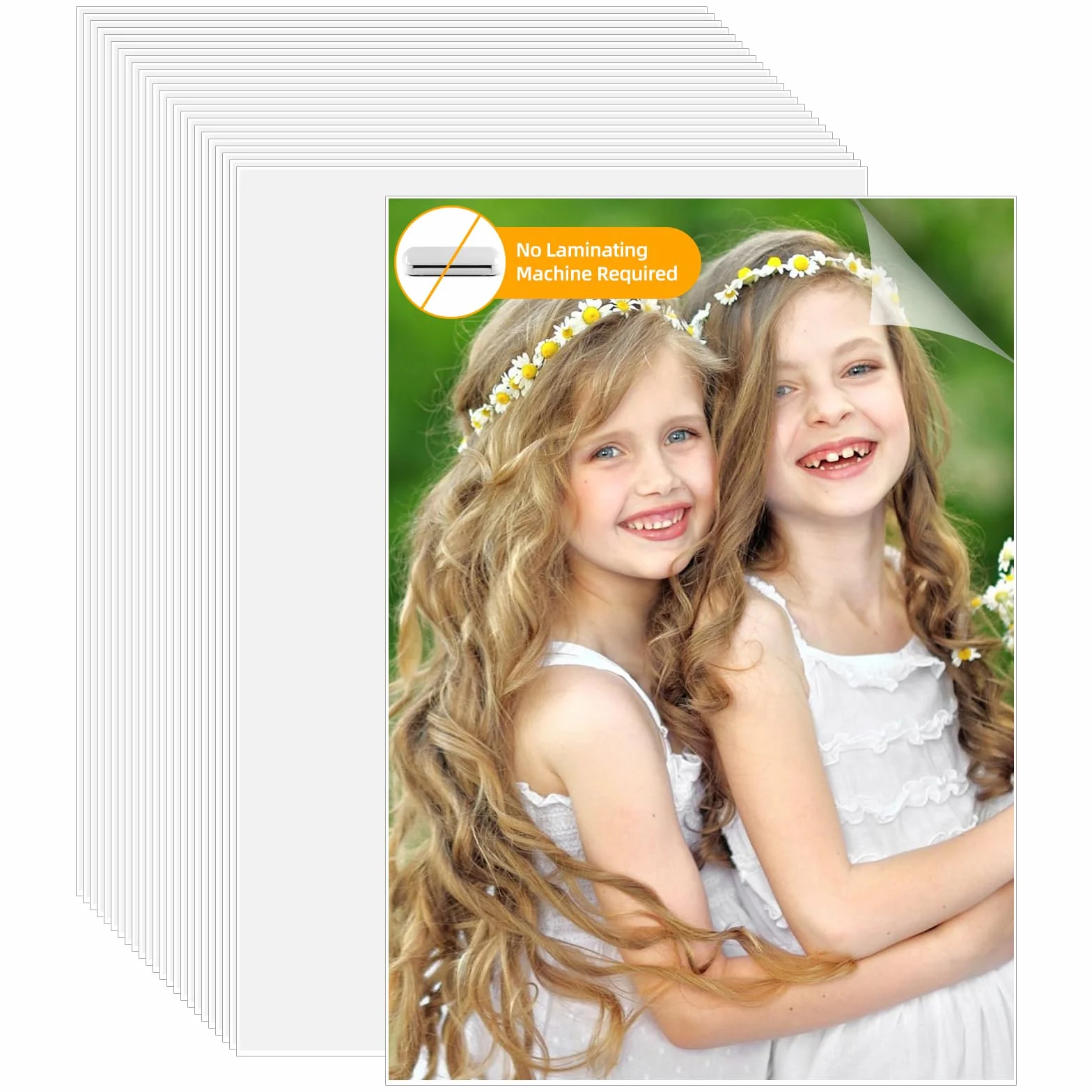 Folia samoprzylepna do laminowania na zimno A4 przezroczysta wodoodporna 25 sztuk