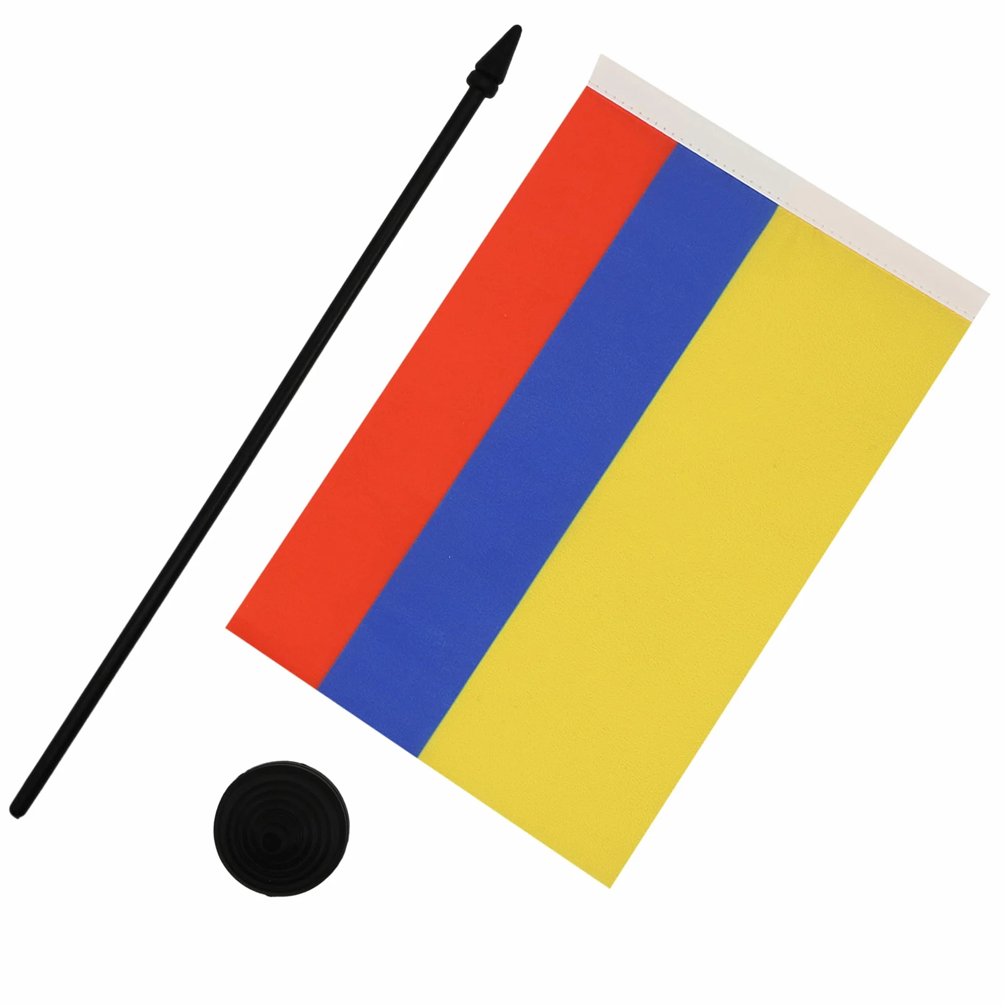 Drapeau de Table Colombie Polyester 100D 21cm x 14cm