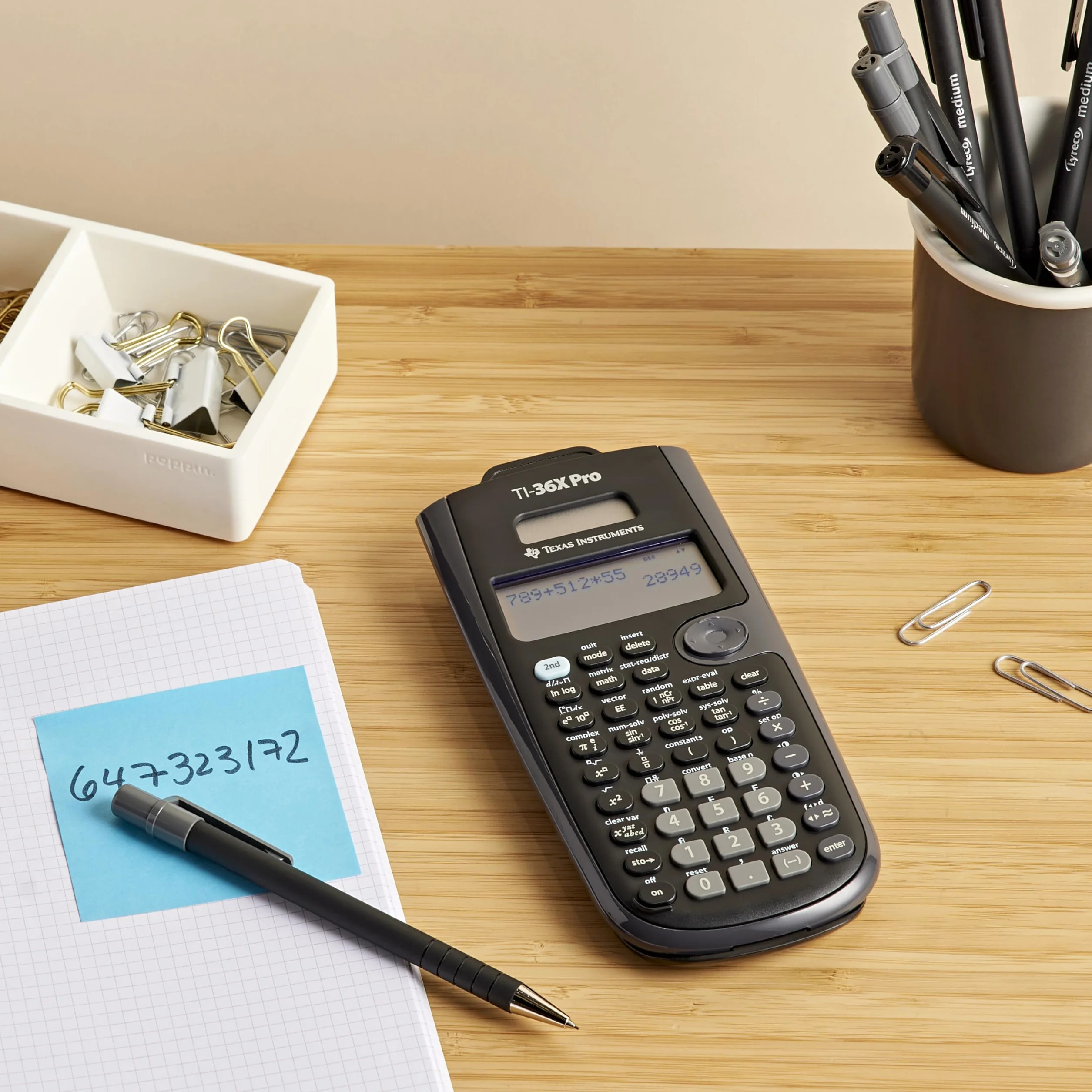 Texas Instruments TI-36X Pro kalkulator szkolny 4-liniowy czarny