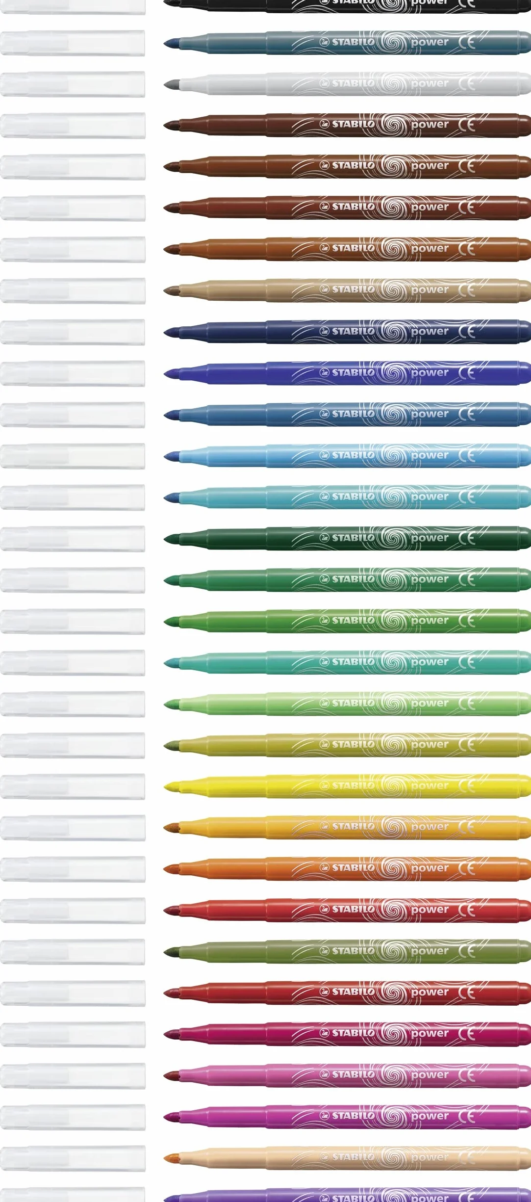 Flamastry STABILO power etui 30 szt.