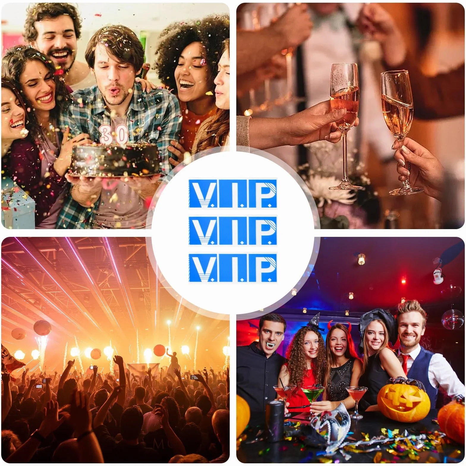 100 sztuk jednorazowych bransoletek VIP, tasiemki wpuszczane, wodoodporne, papierowe bransoletki na imprezy, festiwale, koncerty i parki wodne (niebieskie)
