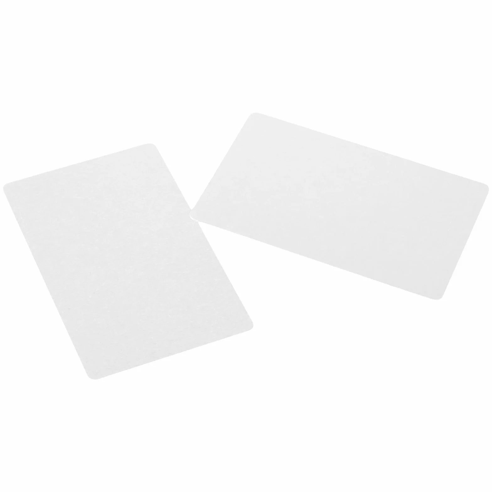 KEILEOHO 150 sztuk aluminiowych wizytówek, puste srebrne, 86 x 54 x 0,21 mm, metalowe wizytówki, aluminiowe puste wizytówki do biura, DIY, karty podarunkowe, oznaczenie laserowe