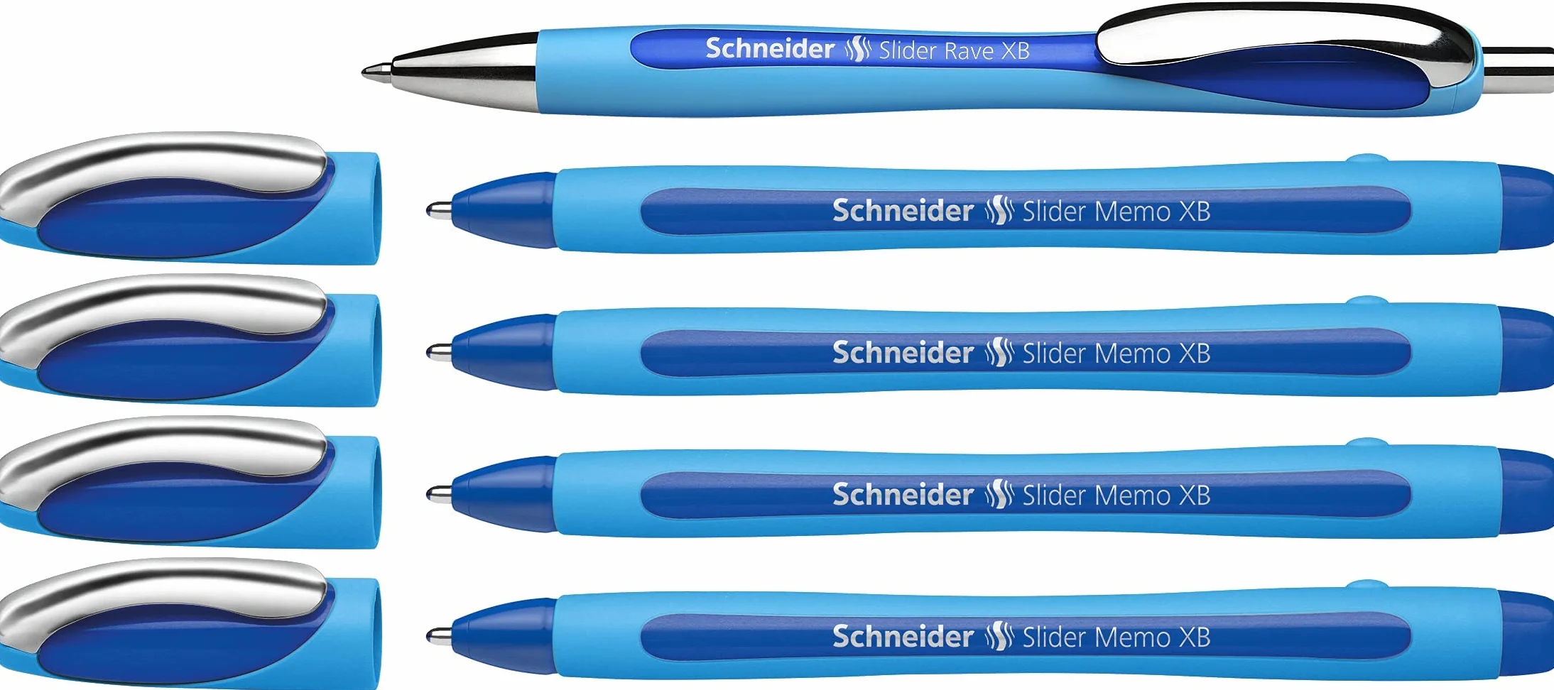 Schneider Memo Xb Zestaw Długopisów Niebieski 5 Sztuk