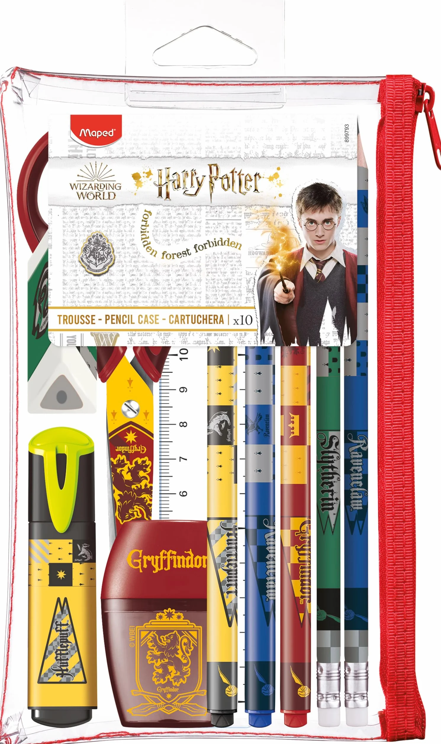 Maped Harry Potter Zestaw przyborów szkolnych 10 sztuk