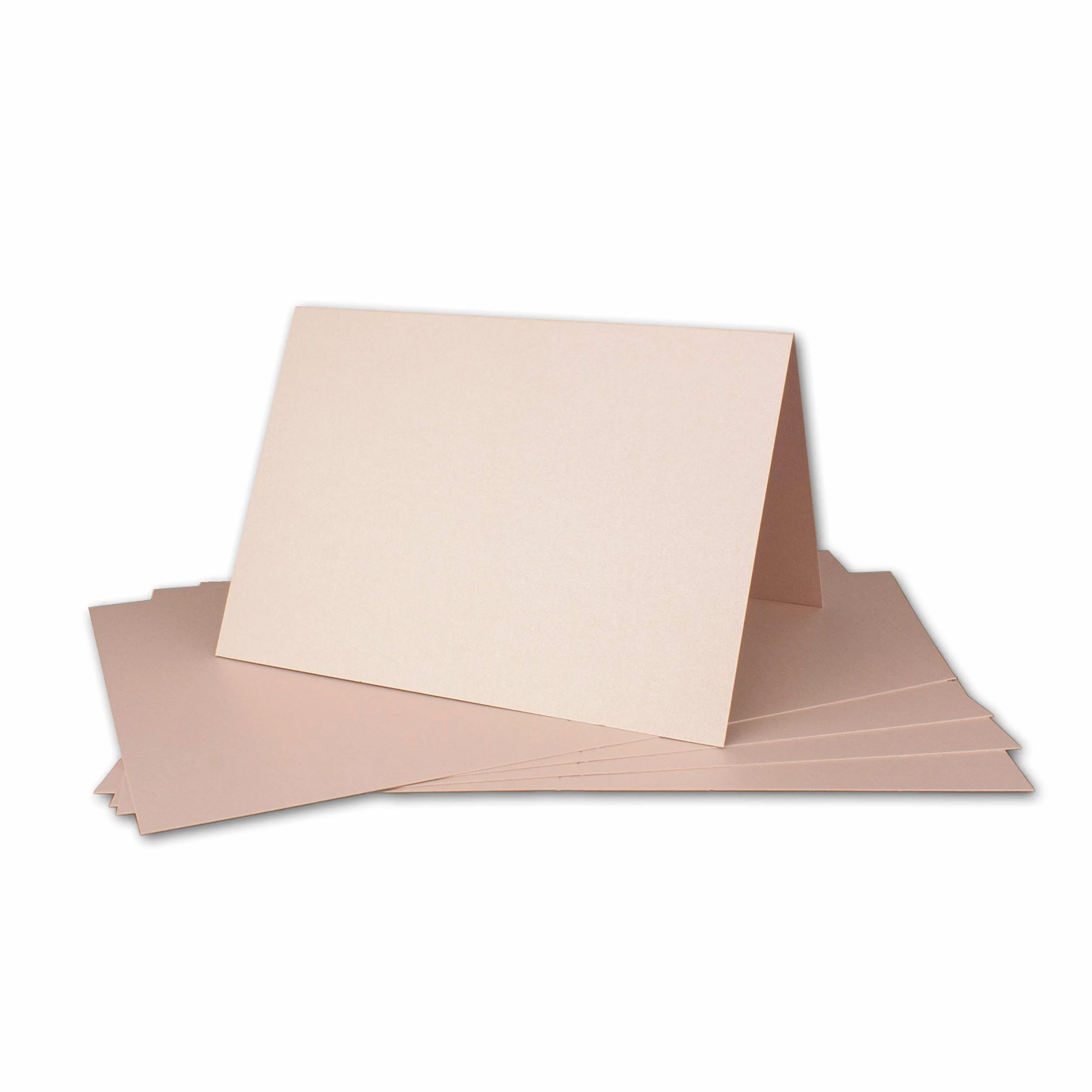 ARTOZ NORDANA zestaw kartek składanych z kopertami DIN C5 - różowy glow - 300 g/m² - 14,8 x 21 cm - błyszczący papier