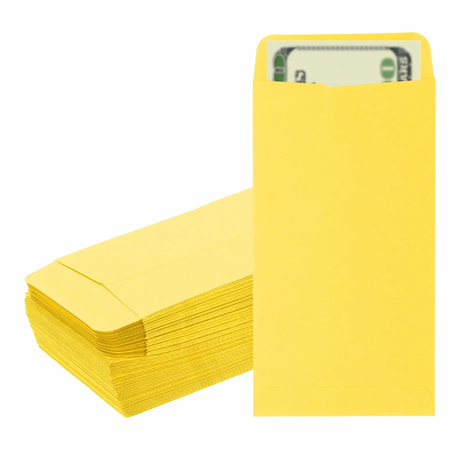 PATIKIL Koperta na pieniądze 100 sztuk 16,5 cm x 8,9 cm torby na gotówkę