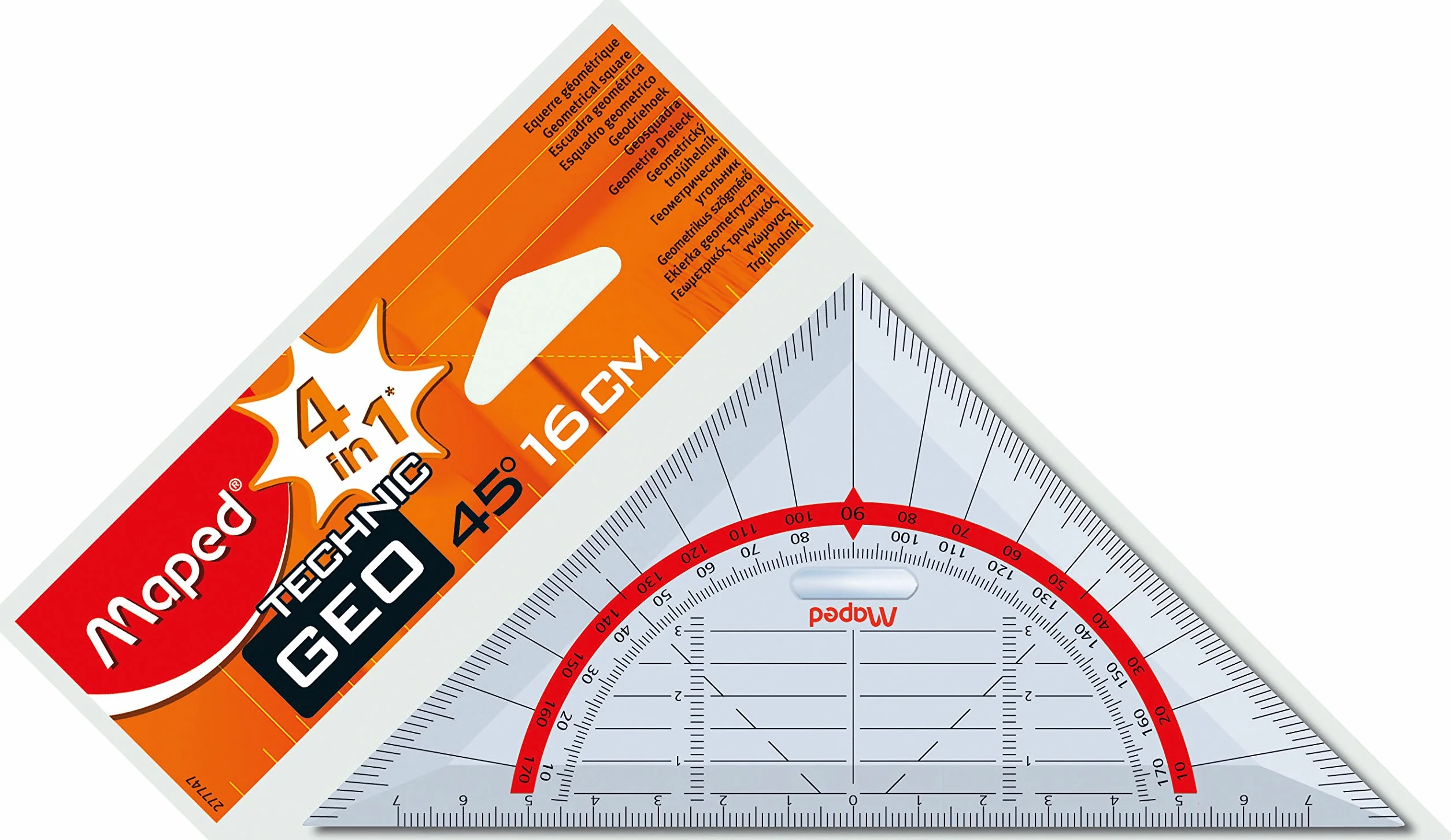 Maped M277747 - trójkąt geometryczny 16 cm, geometryczny, 1 sztuka