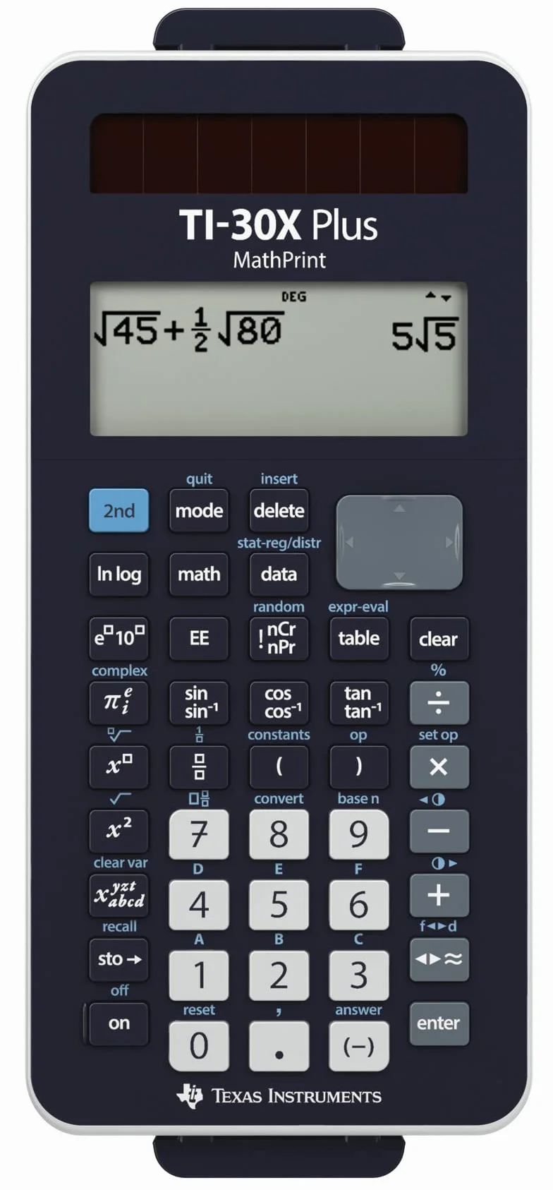 Texas Instruments TI-30XPLMP Kalkulator Naukowy, Czarny
