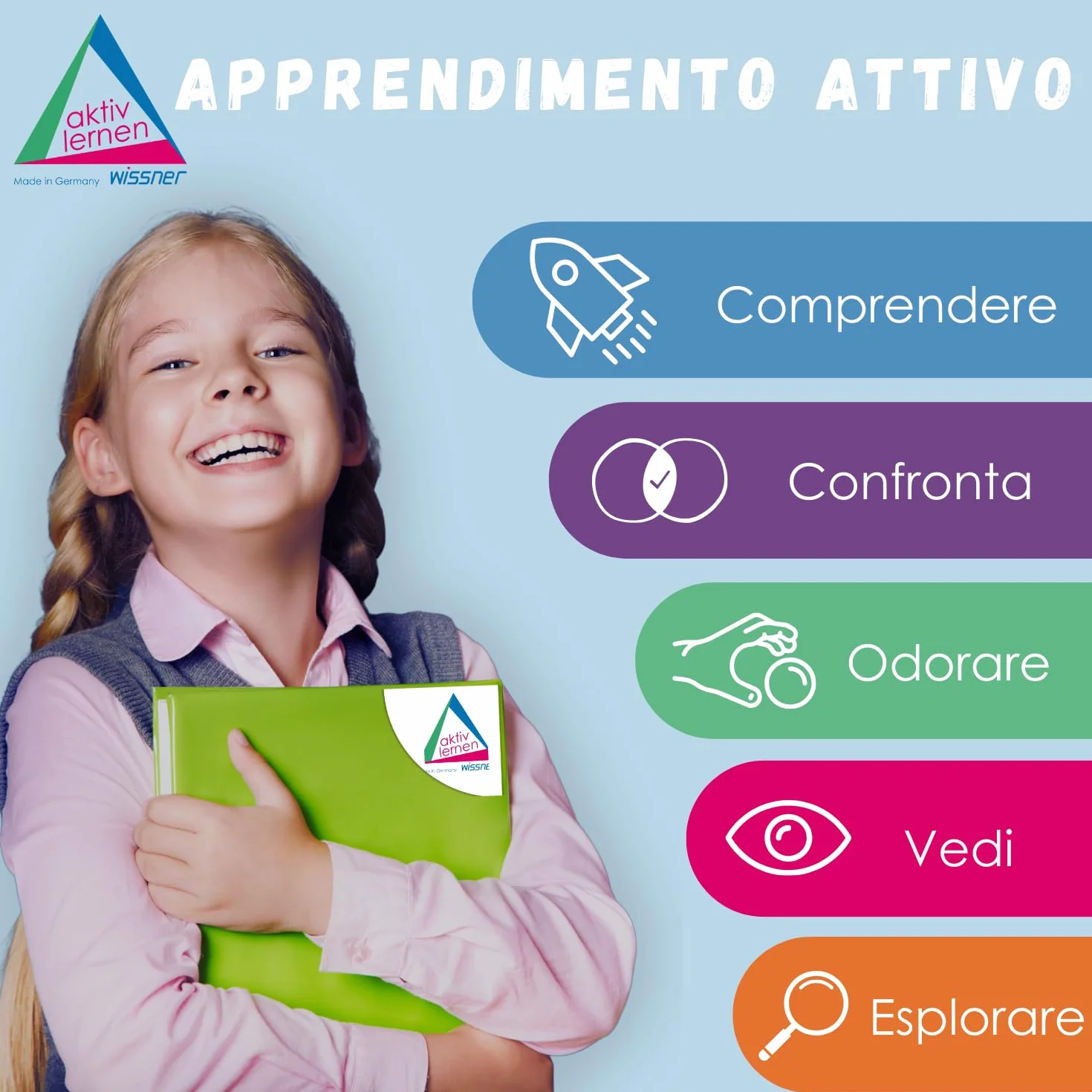 WISSNER Dienes Grundsortiment 121 elementów RE-Wood do liczenia dziesiętnego