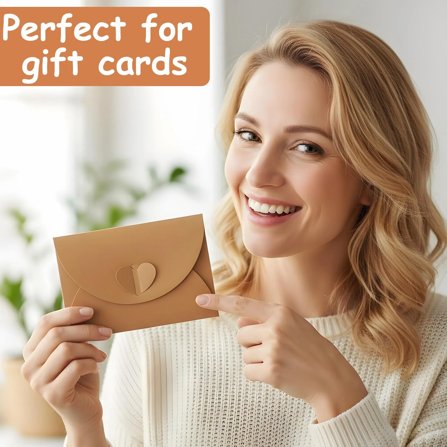 25 sztuk mini kopert z 25 pustymi kartkami papierowymi, koperty z papieru typu kraft, brązowe koperty z zamknięciem w kształcie serca, do kart podarunkowych, kart z podziękowaniami, DIY Graffiti