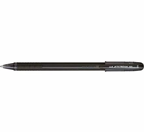 UNI-BALL Zestaw 6 rolek żelowych Jetstream 101 SX101/10 Medium Point 1 mm czarny