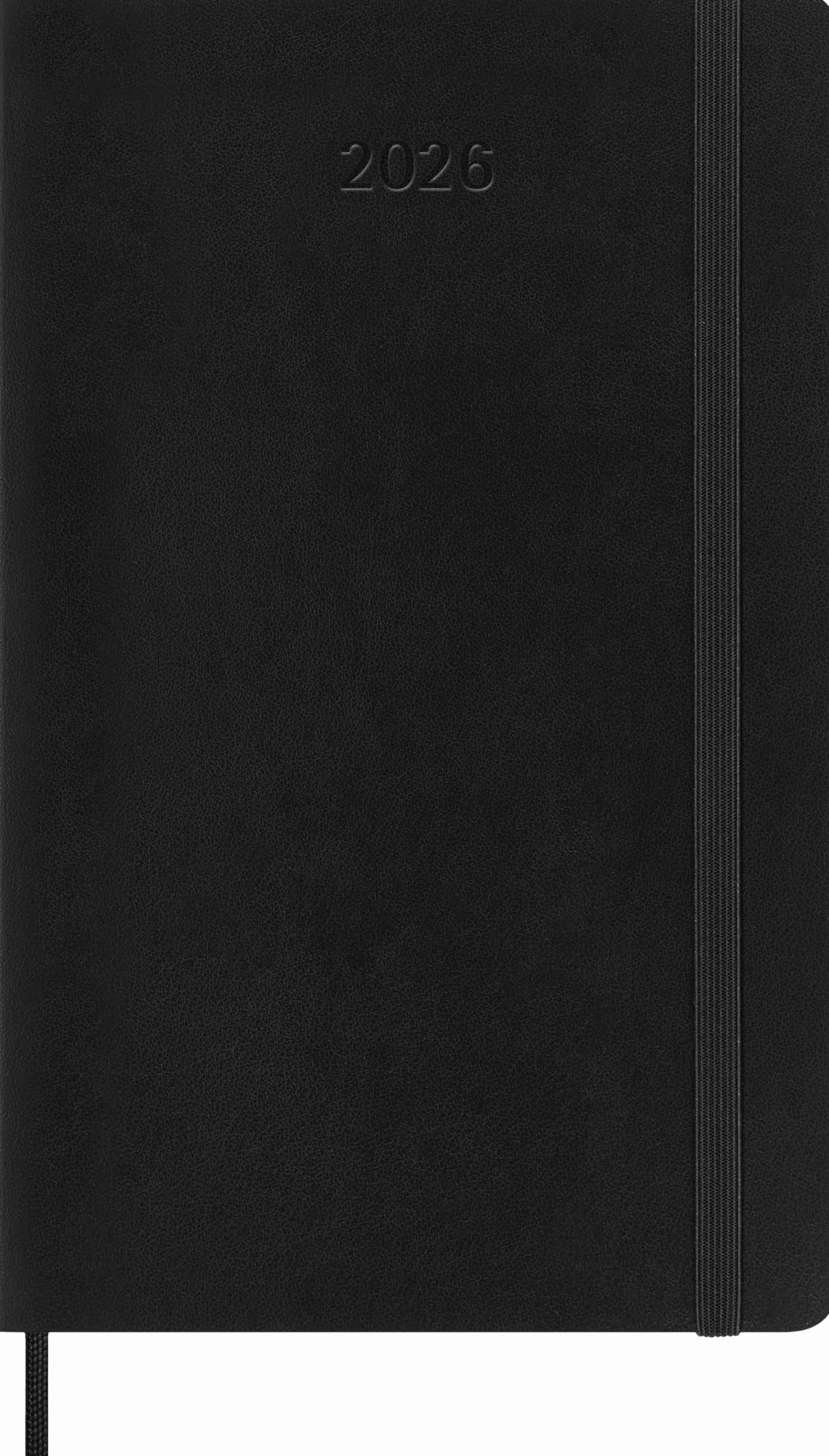 Moleskine 12 Monate Wochen Notizkalender 2026, Large/A5, Weicher Einband, Schwarz