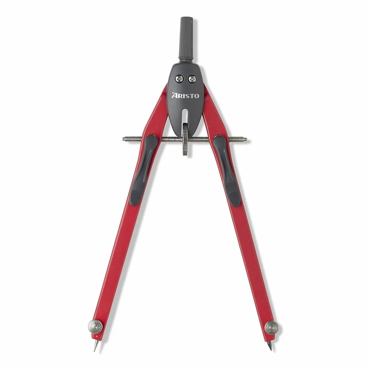 Aristo AR552812-20 BTS cyrkiel z szybką regulacją (koła do 340 mm średnicy, cynkowy odlew ciśnieniowy, 2 wkłady zapasowe i igła zapasowa) lava