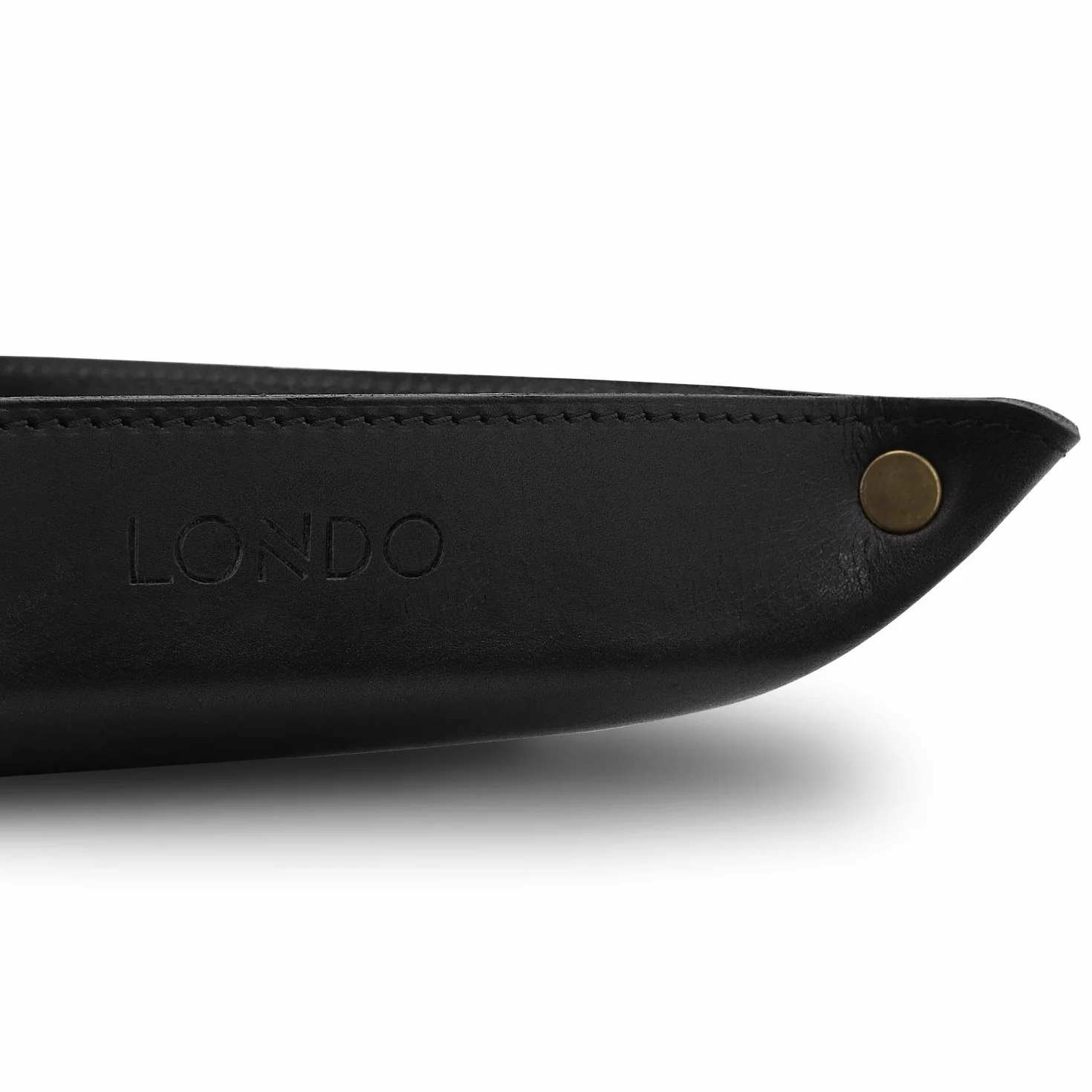 Organizer na tacę z prawdziwej skóry Londo Black