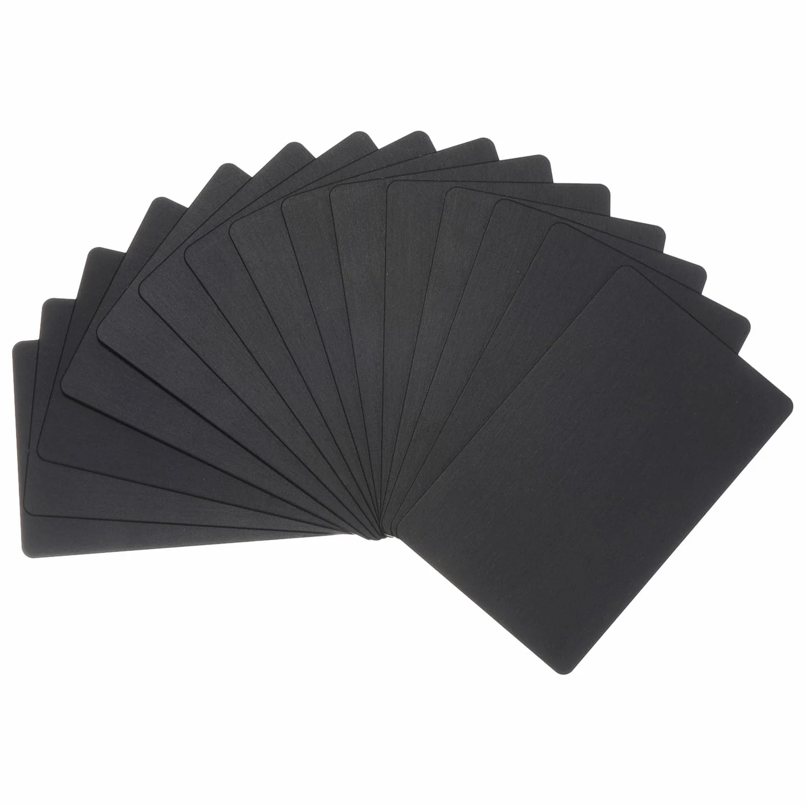 PATIKIL 30 sztuk metalowych wizytówek Anodowane aluminiowe blanki 0,8 mm grubości Karty z imieniem i nazwiskiem 8,6x5,3 cm Laserowo grawerowane karty z imieniem i nazwiskiem do personalizacji DIY