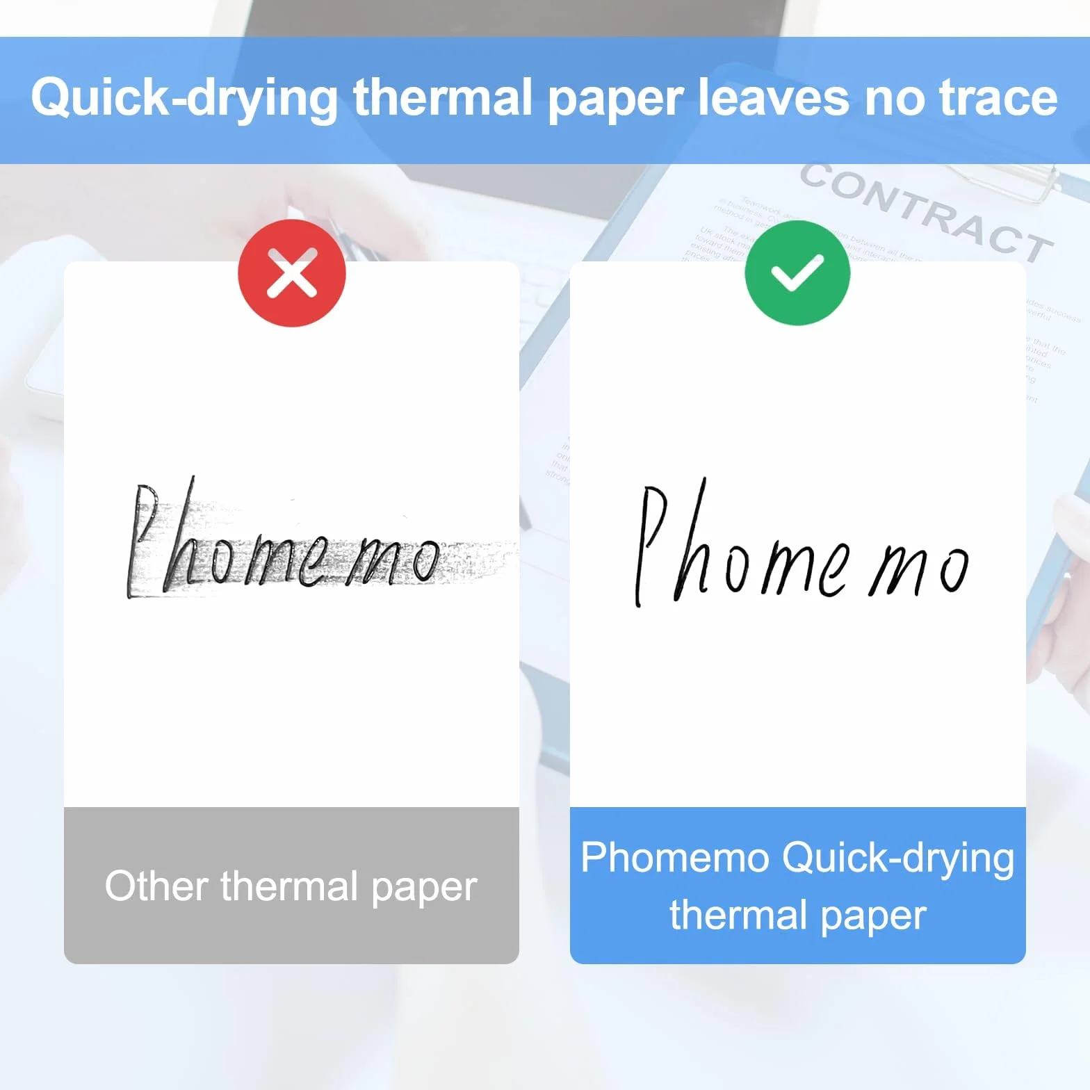 5 rolek papieru termicznego A4, w rolce – 210 mm x 30 mm x 8,7 m, biały papier termiczny A4, nie zawiera BPA, wodoodporny, kompatybilny z Phomemo, MUNBYN, PeriPage