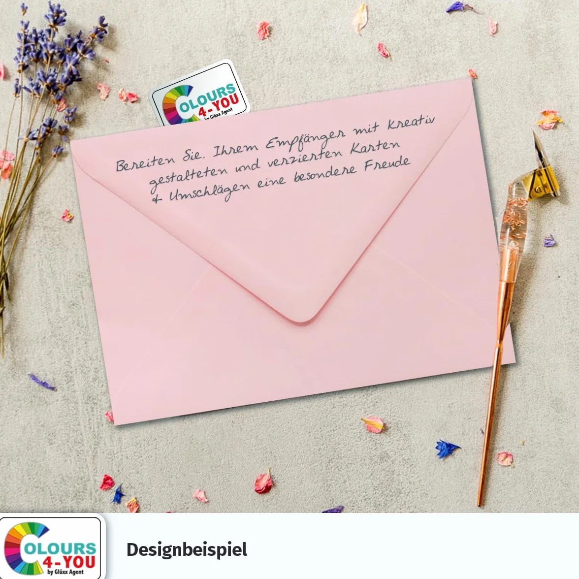 Koperty DIN B6 różowe 12,5 x 17,5 cm 80 g/m² klejone na mokro spiczasta klapa