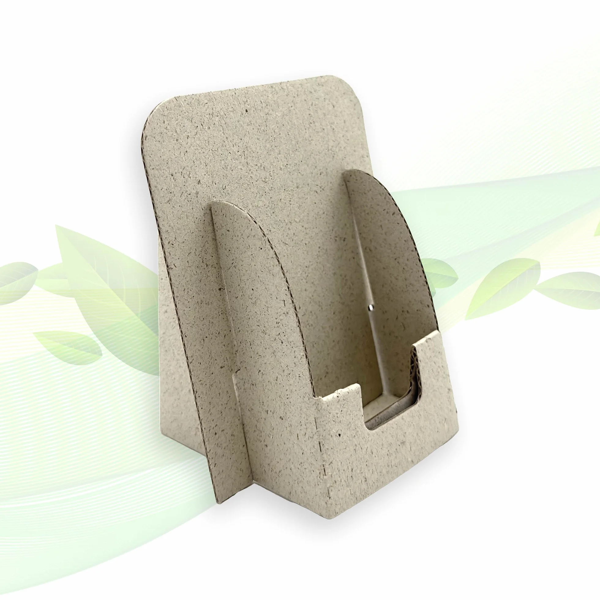 Gras Design 5 składanych stojaków na wizytówki karton z trawy 5,5 x 9,0 cm pionowo